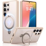 Capa De Telefone Torras Pale Apricot Magnetic Para Galaxy S25 Ultra