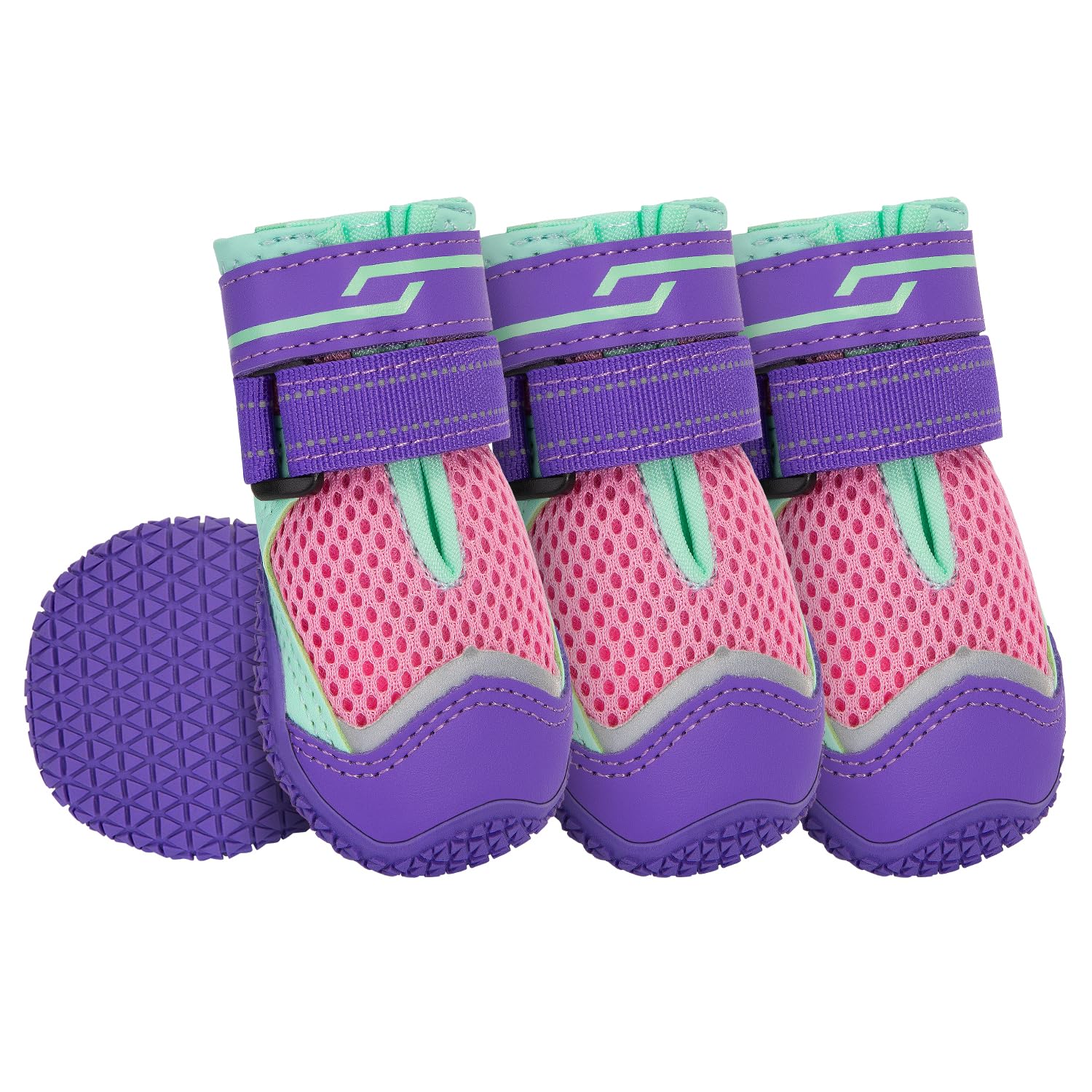 Sapatos Para Cães Slowton Pipu Respiráveis Antiderrapantes Para Verão E Inverno