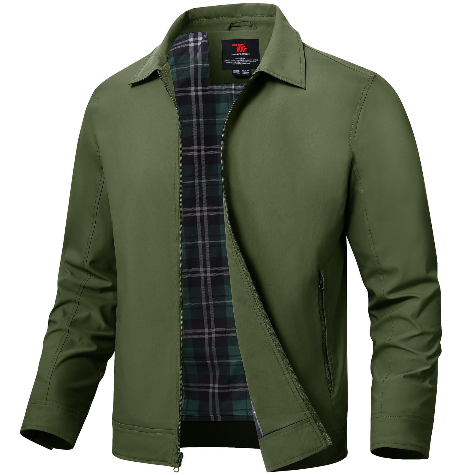 Jaqueta Masculina Leve Tbmpoy Windbreaker Verde Pinho M