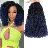 Cabelo De Crochê Cookoo Pre Twisted Mini Yanky Twist 30 Cm E 8 Pacotes