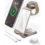 Estação De Carregamento Sem Fio Intoval 3 Em 1 Para Iphone 16 Pro/16/16 Pro Max/15 Pro/15/15 Pro Max