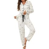 Conjunto De Pijama Zmj Christmas De Manga Comprida E Calça Feminina