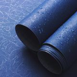 Papel De Parede Safiyya Blue Silk Texturizado 44cm X 1500cm Peel &amp; Stick