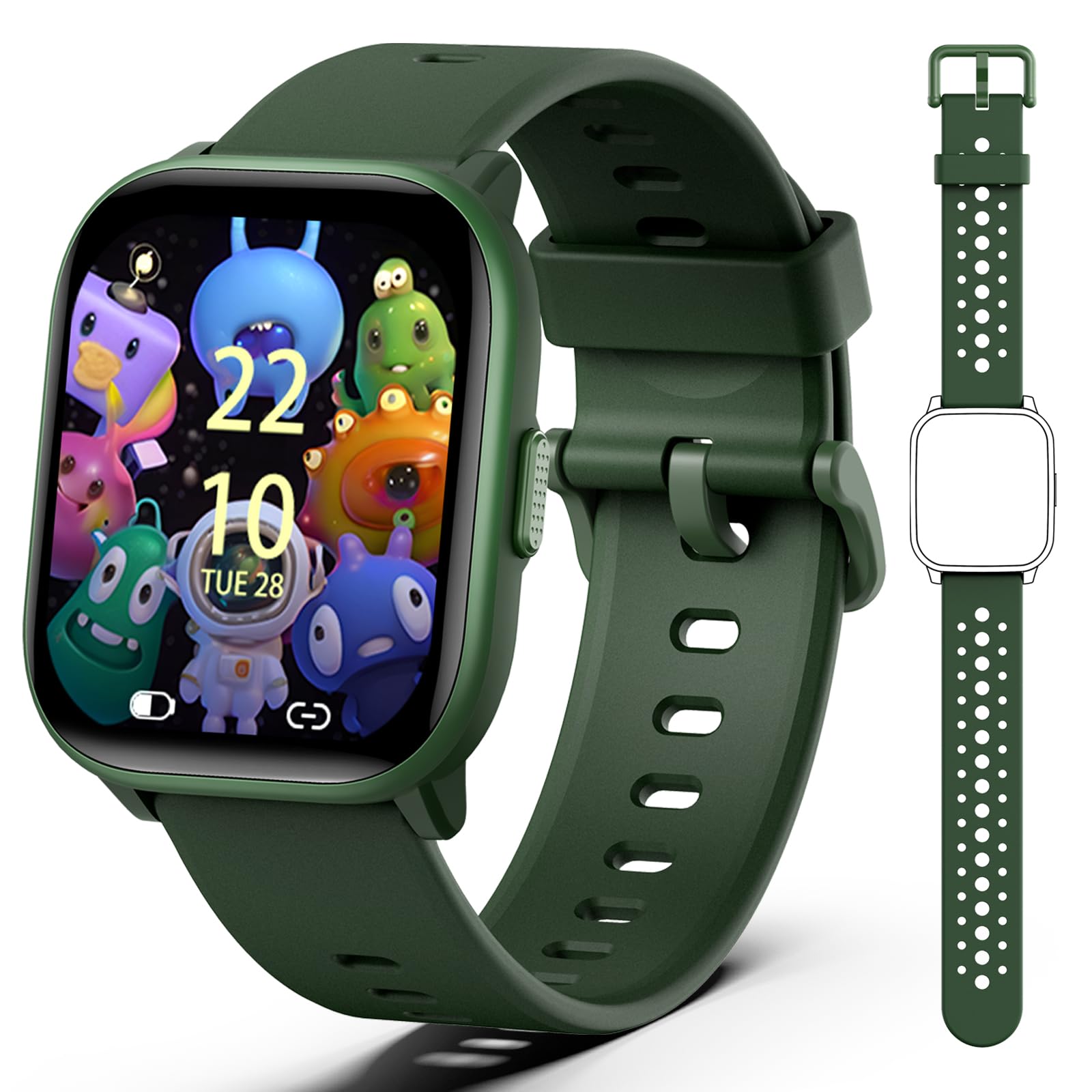 Relógio Infantil Meoonley Com Ip68 À Prova D'água, 19 Modos Esportivos