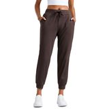 Calça De Moletom Crz Yoga Cloud Jersey Joggers Feminina De 25 Polegadas Hot Fudge