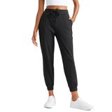 Calça De Moletom Crz Yoga Cloud Jersey Joggers Feminina Preta Pequena