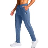 Calça De Moletom Masculina Pudolla, Alta, Altura Média, Azul Ardósia