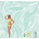 Cobertor De Praia Hihoho Impermeável À Prova De Areia 200x210cm Para 1-4