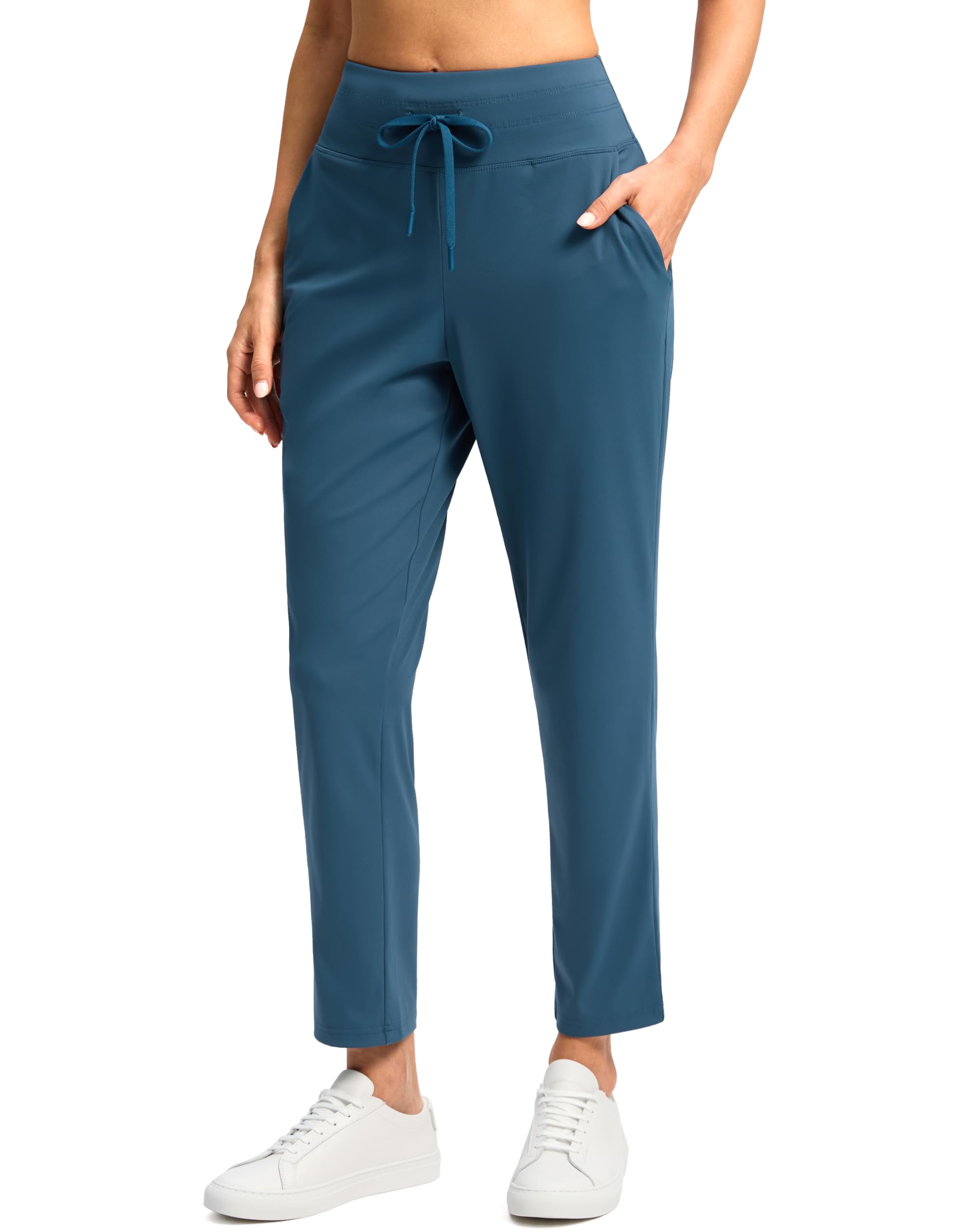 Calças G Gradual High Waisted Golf 7/8 No Tornozelo Azul Escuro Xs Para Mulheres