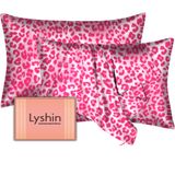 Fronhas De Seda Lyshin Mulberry, Pacote Com 2 Fronhas Queen Size, 50x75cm