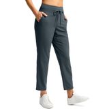 Calças G Gradual High Waisted Golf 7/8 Para Mulheres Grey Xxl