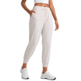 Calça De Moletom Para Corredores Crz Yoga Cloud, Camiseta Feminina, 25 Polegadas, Capri