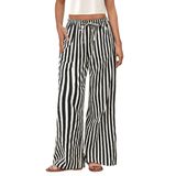 Pijama Bottoms Prettygarden, Calças De Lounge Femininas Com Pernas Largas