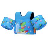 Colete De Natação Moko Toddler Blue Crocodile 9-14 Kg Com Apito