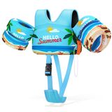 Colete De Natação Heysplash Para Crianças De 6 A 14 Kg Para Piscina E Mar De 1 A 3 Anos