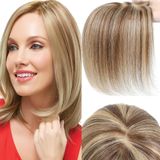 Capacetes De Cabelo Hvvzoy Real Human Hair Para Mulheres Com Franja P4/27