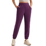 Calça De Moletom Feminina Crz Yoga Softaura, Corredores Modais, Cintura Alta