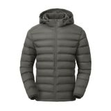Jaqueta Masculina Tbmpoy Com Capuz Removível Cinza Escuro Xl