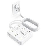 Protetor De Sobretensão Power Strip Aofo 15ft 12 Tomadas Ac 6 Usb