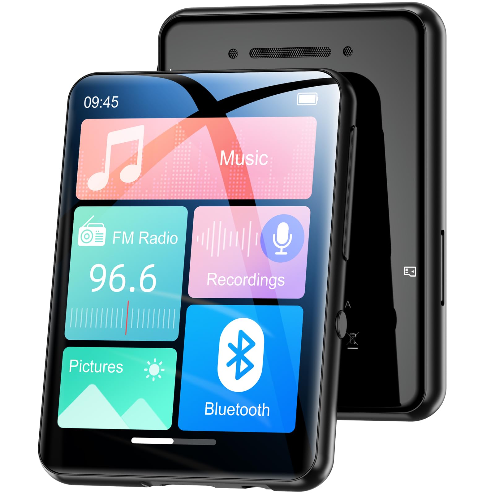 Leitor Mp3 Oilsky Com Bluetooth 5,4 128gb Com Tela De 2,4"