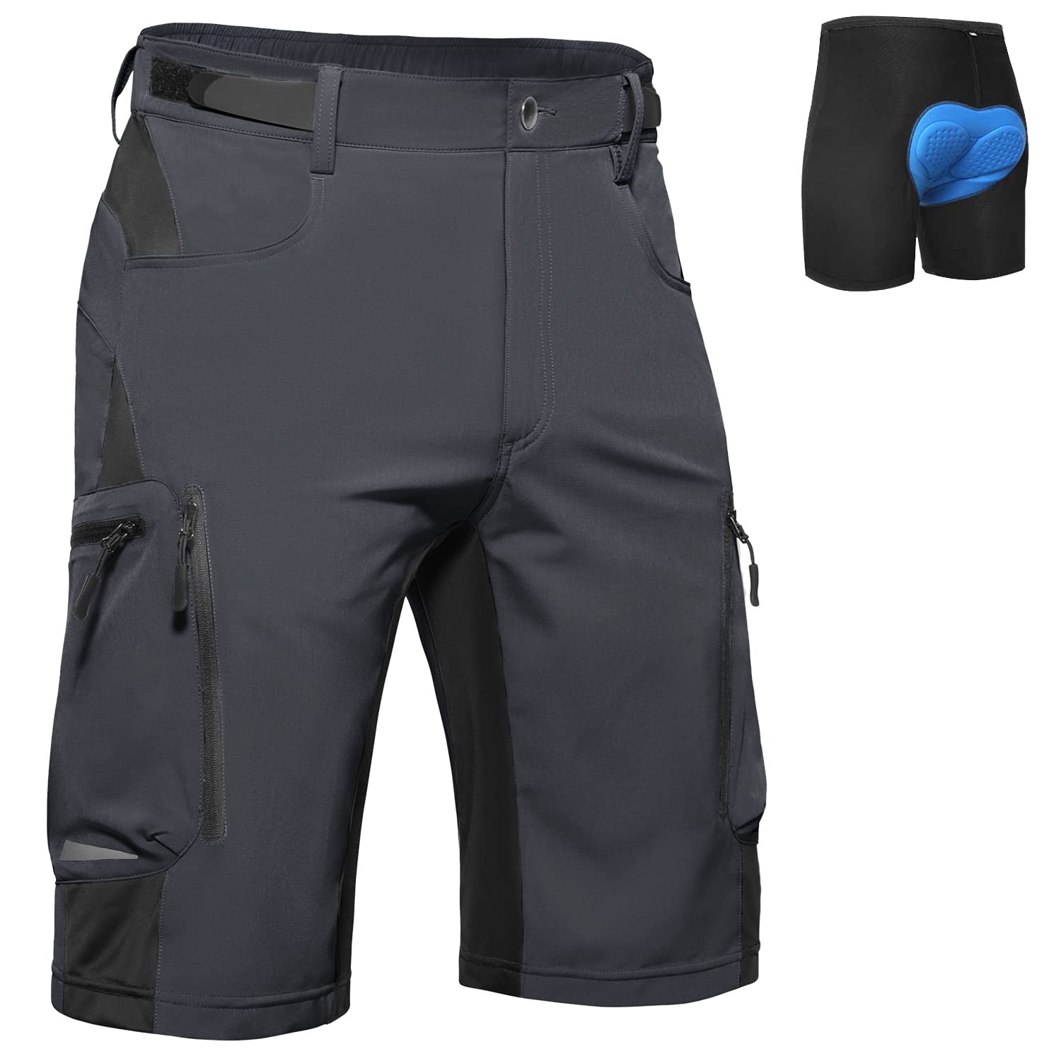 Shorts De Mountain Bike Ally 4d Acolchoados Quick Dry Para Homens