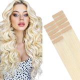 Fita Adesiva Em Extensões De Cabelo Hotbanana 20 Cm 10 Unidades 30 G De Platina