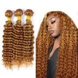 Pacotes De Cabelo Mamart Castanho Claro, Loiro Mel, Cor 27 X 30 Cm
