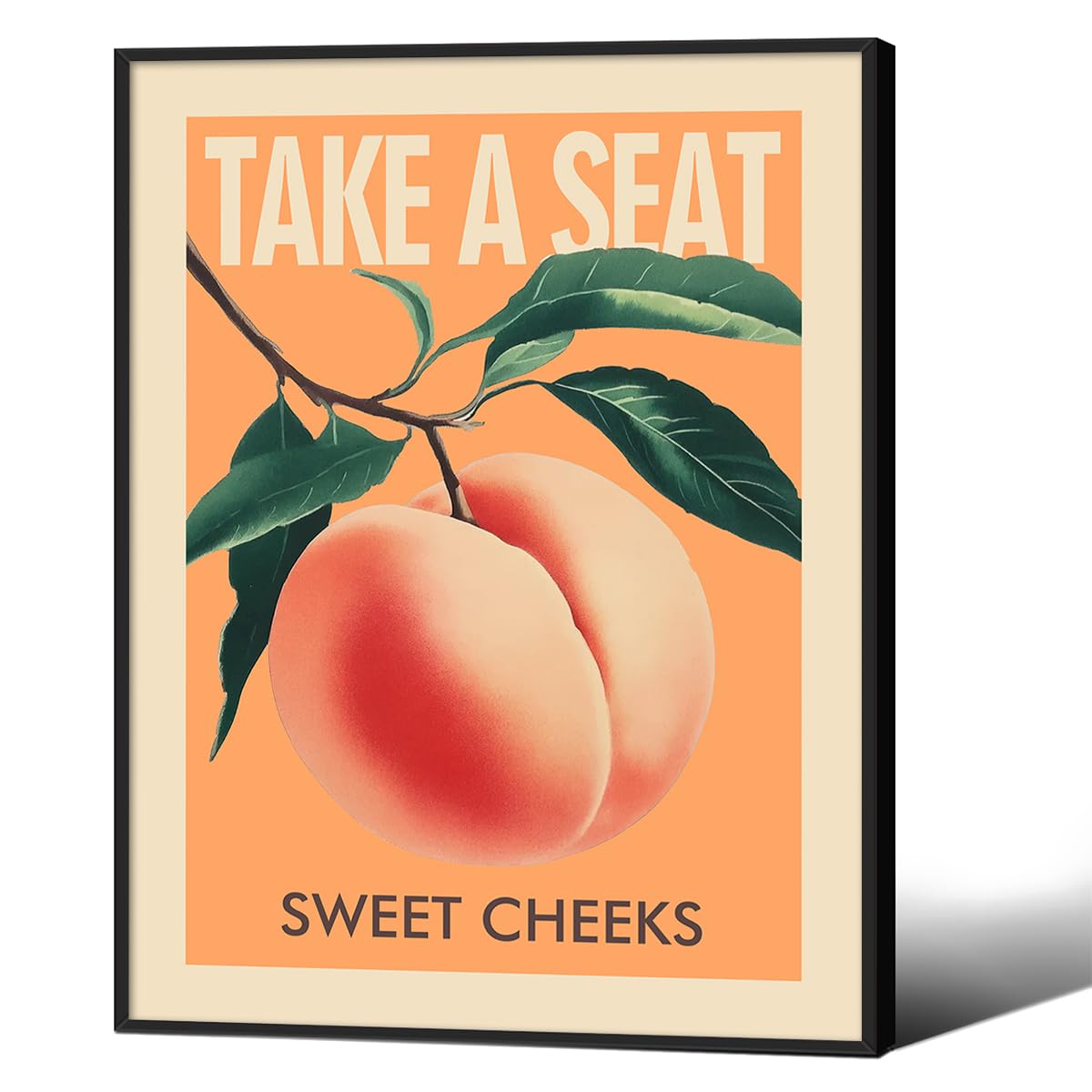 Pôster De Decoração De Parede De Banheiro Aednx Take A Seat 30x40cm