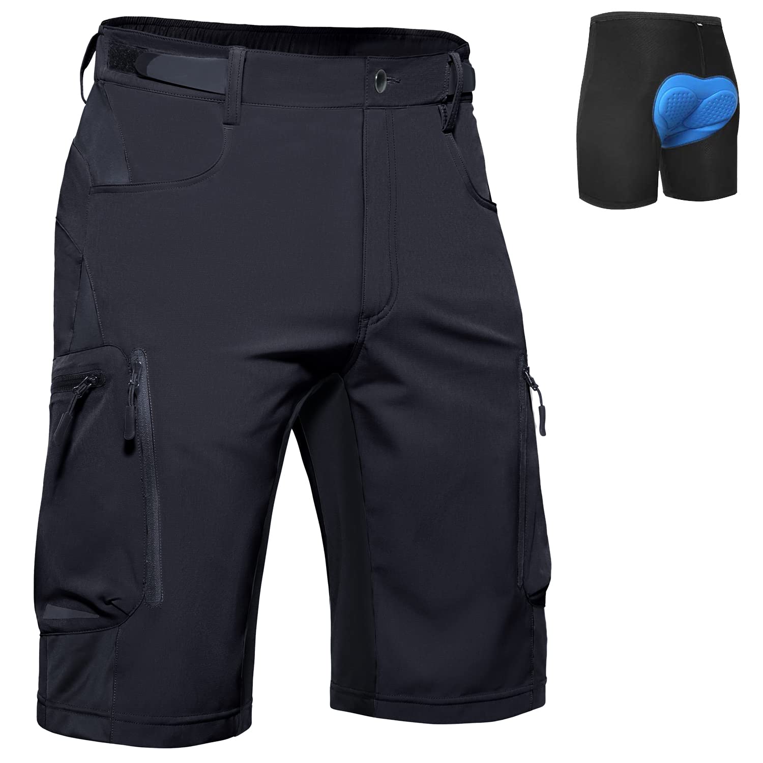 Shorts De Mountain Bike Ally 4d Acolchoados Quick Dry Para Homens