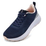 Sapatos Roabes Wide Toe Box Femininos De Largura Larga Azul Escuro 36