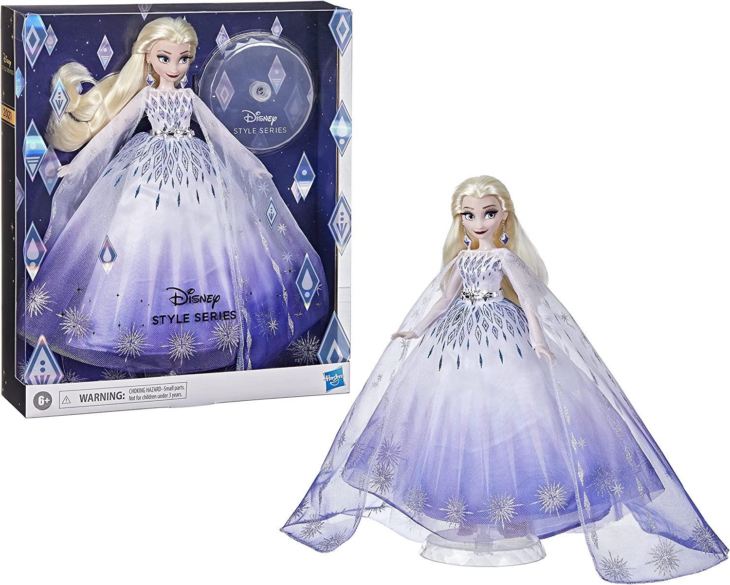 Disney Princess Style Series Vestido De Boneca De Moda Elsa