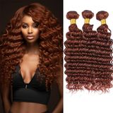 Pacotes De Cabelo Hiaplame Deep Curly 33 Color 10 12 14 Polegadas