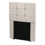 Cabeceira Cama Box Solteiro 0.90 Julia Shop Das Cabeceiras Bege Marfim
