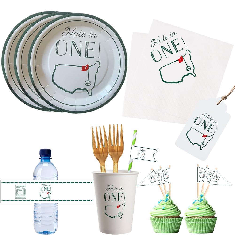 Conjunto De 240 Peças Para Decorações De Festa Geloar Hole In One Golf