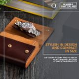 Bolsa De Relógio Estojo De Viagem Duplo Qwatch Qwatchbands