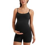Macacão De Treino Para Maternidade Crz Yoga Butterluxe Preto G-small