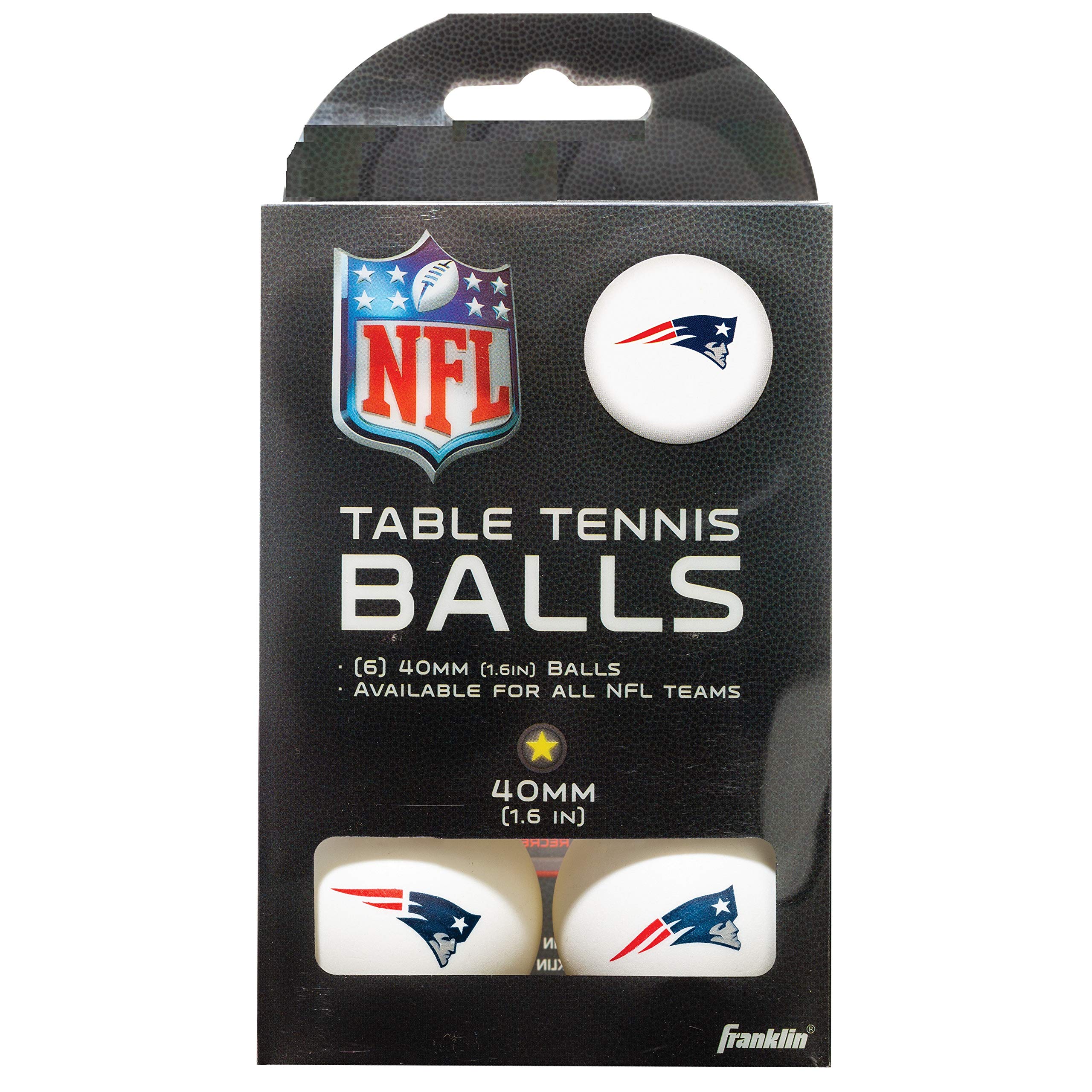 Bolas De Tênis De Mesa Franklin Sports New England Patriots Nfl
