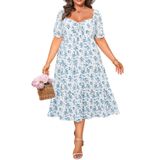 Vestidos De Primavera Plus Size Talisea Floral Boho Sundress Feminino