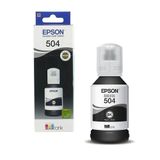 Refil Tinta Epson T504 Original 504 L4150 L4160 L6161 6171 Preto 1x Unidade