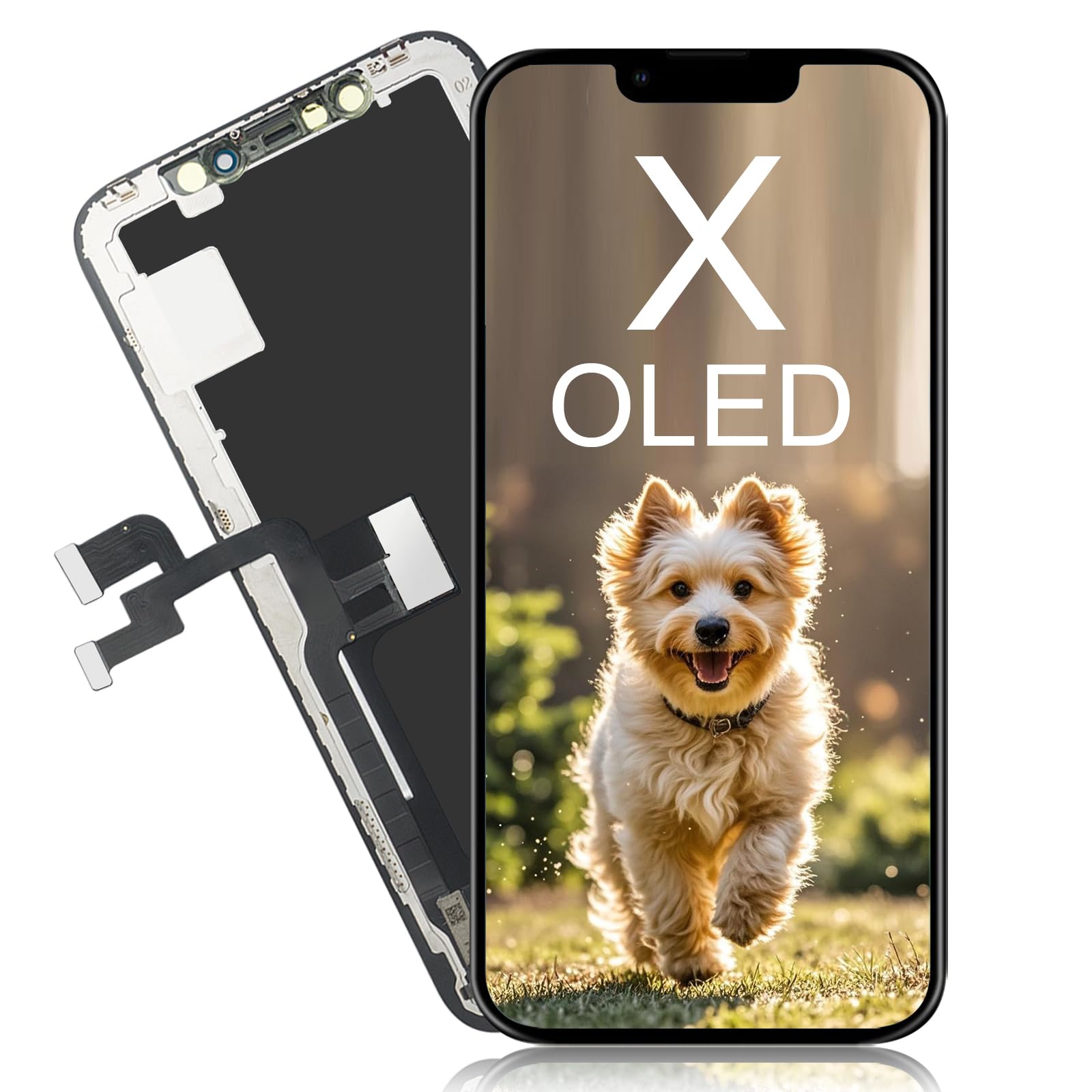Kit De Substituição De Tela Xlx Para Iphone X Oled 14,7 Cm