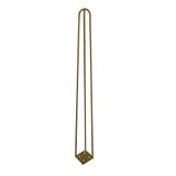 Pé De Metal 60 Cm Mesa De Canto Aparador Dourado