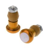 Par Sinalizador Plug Para Segurança Bike Amarelo