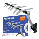 Antena Externa Tv Uhf Hdtv Aquario Dtv-1500 Cabo E Suporte
