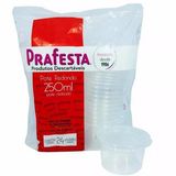 24 Potes Redondo 250ml Prafesta Embalagem Doces Salgados