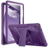 Capa Soke, Protetora Robusta De Corpo Inteiro Para Samsung Galaxy Tab A9 Plus De 11" Com Protetor De Tela E Suporte Roxo