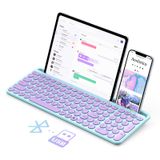 Teclado Bluetooth Seenda Para Ipad Com Teclado Numérico Barbie Purple