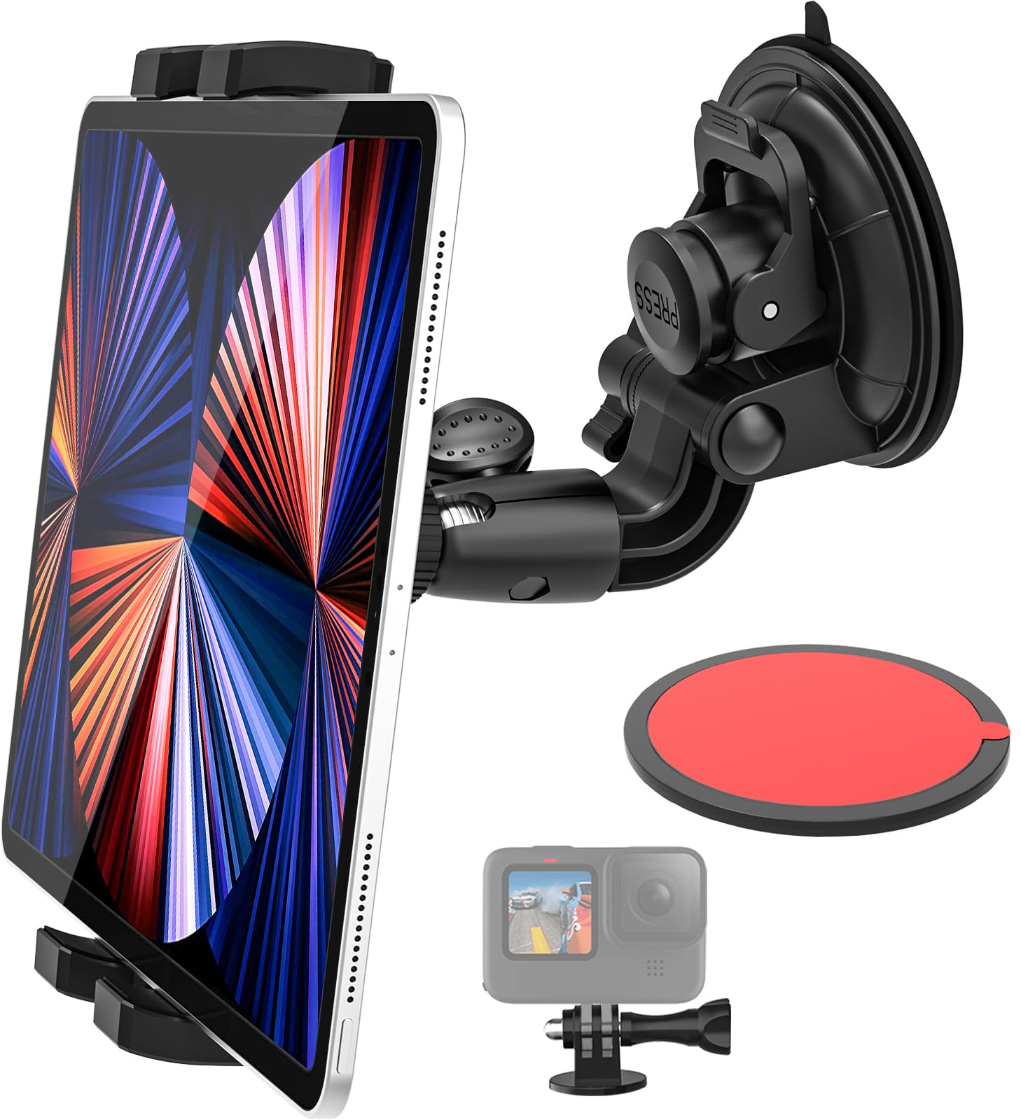 Suporte Para Painel De Janela Dosvsi Windshield Tablet Car Mount