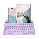 Teclado Bluetooth Macally Para Ipad Mini/air/pro, Iphone Roxo