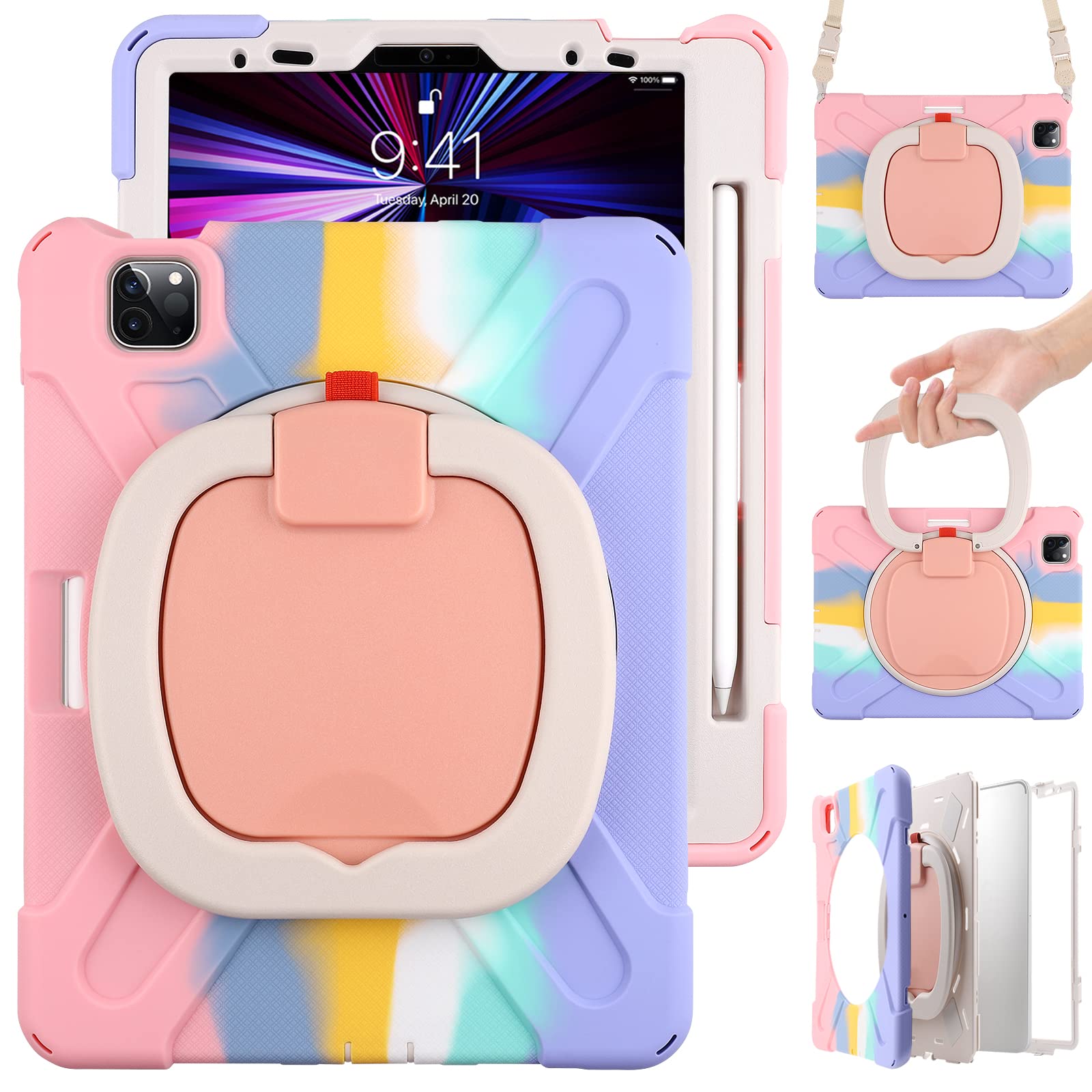 Capa Meegoodo Para Ipad Air De 13 Polegadas 2025/m3 E Ipad Pro 12.9