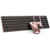 Combinação De Teclado E Mouse Com Bluetooth Usb + Dual Bt